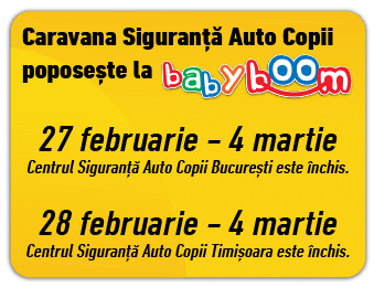 Caravana Nationala Siguranta Auto Copii Bucuresti - Baby Boom Show