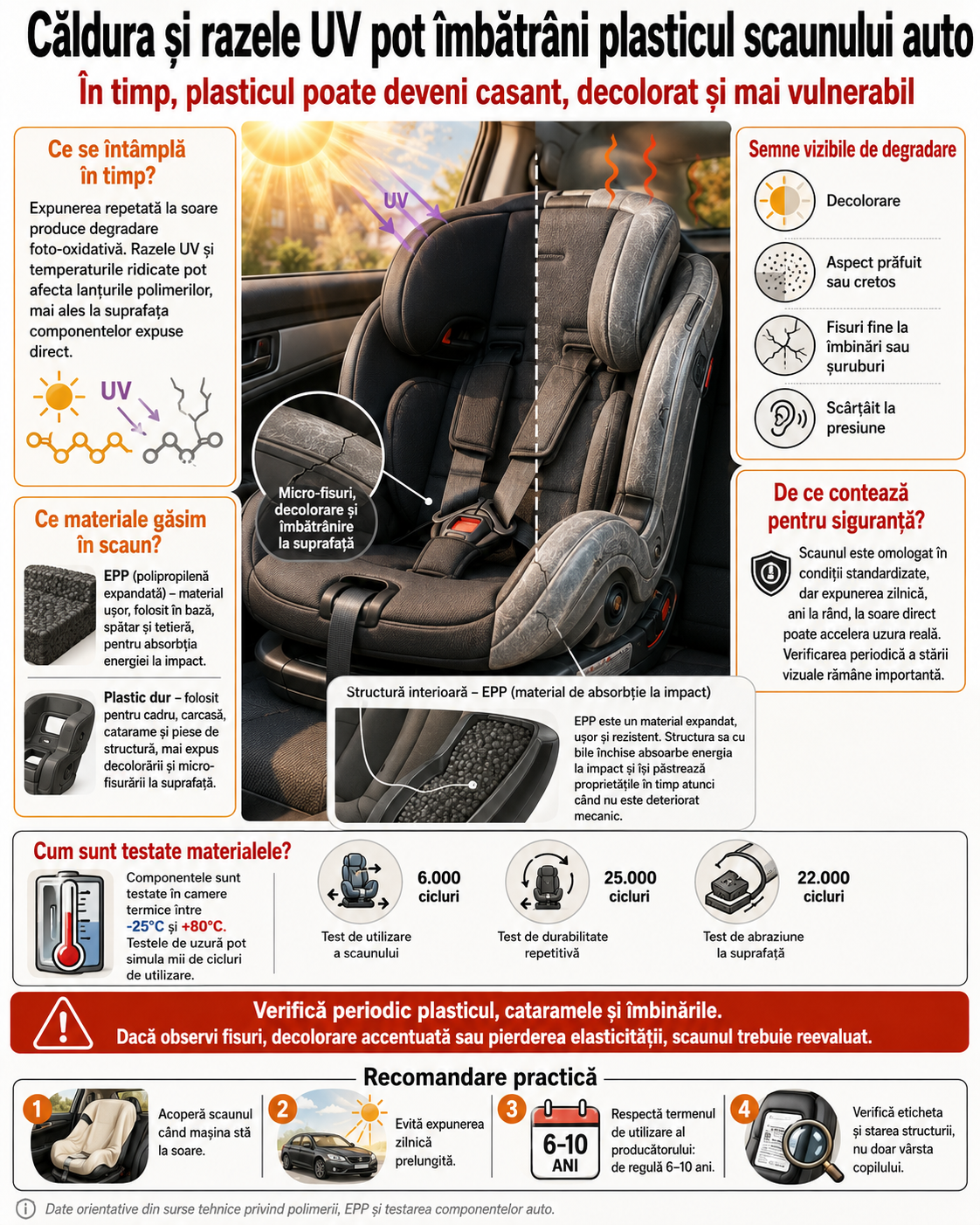 scaunele auto expira